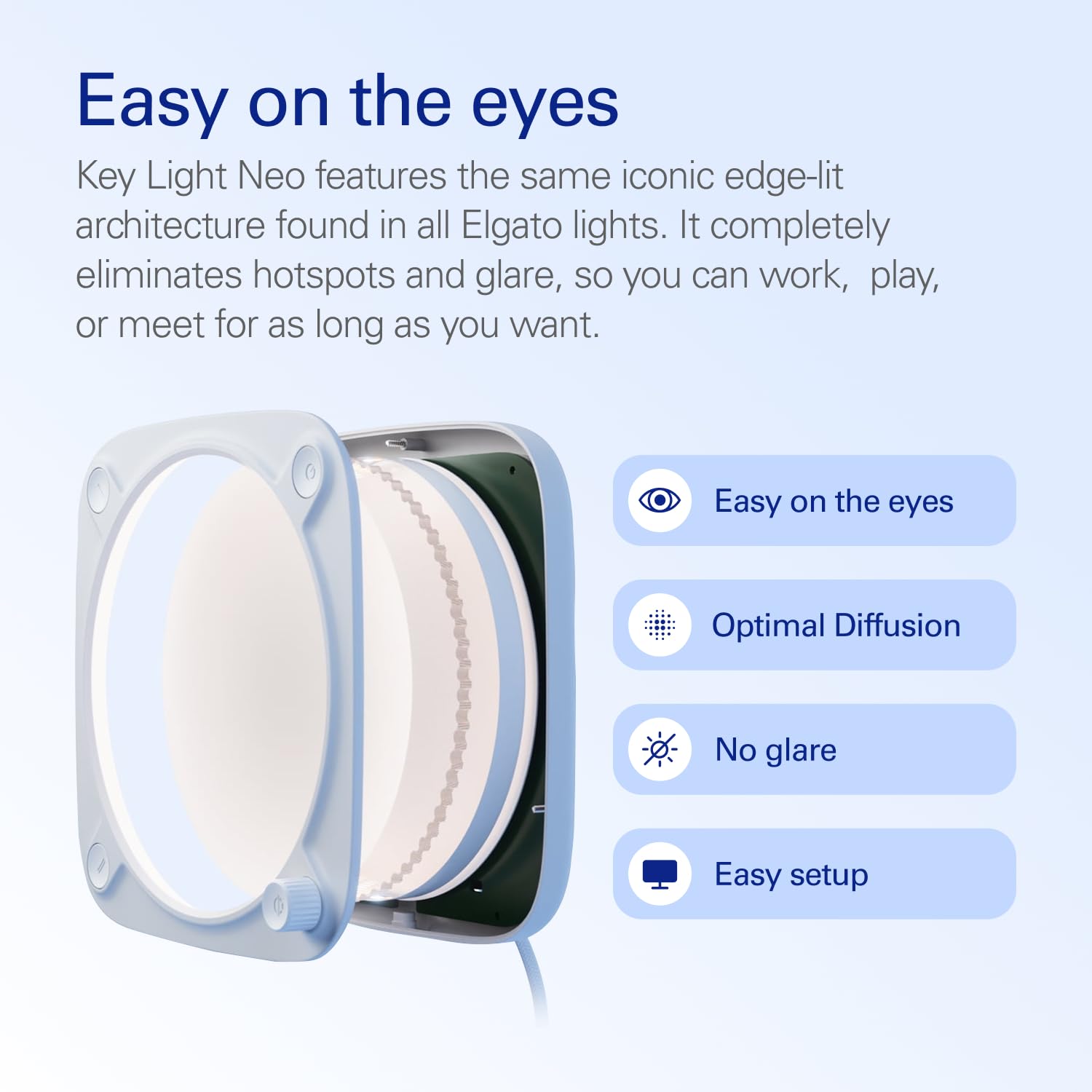Amazon.com: Elgato Key Light Neo, No Mount, Professional Studio